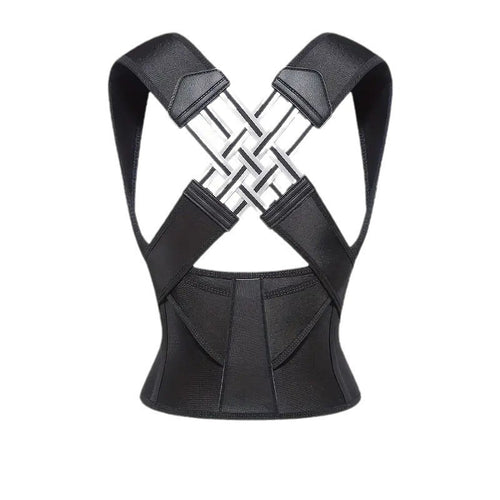 Adjustable posture corrector back brace for men and women