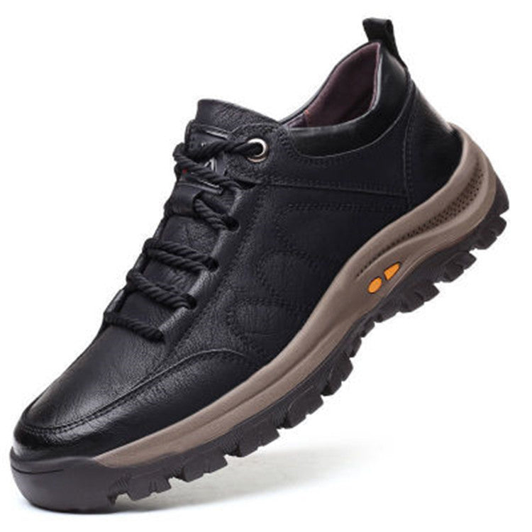 Men's durable outdoor hiking footwear with plastic sole